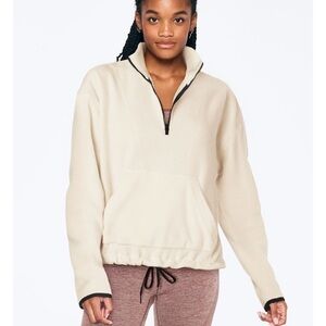 Pink POLAR FLEECE HALF-ZIP size Medium